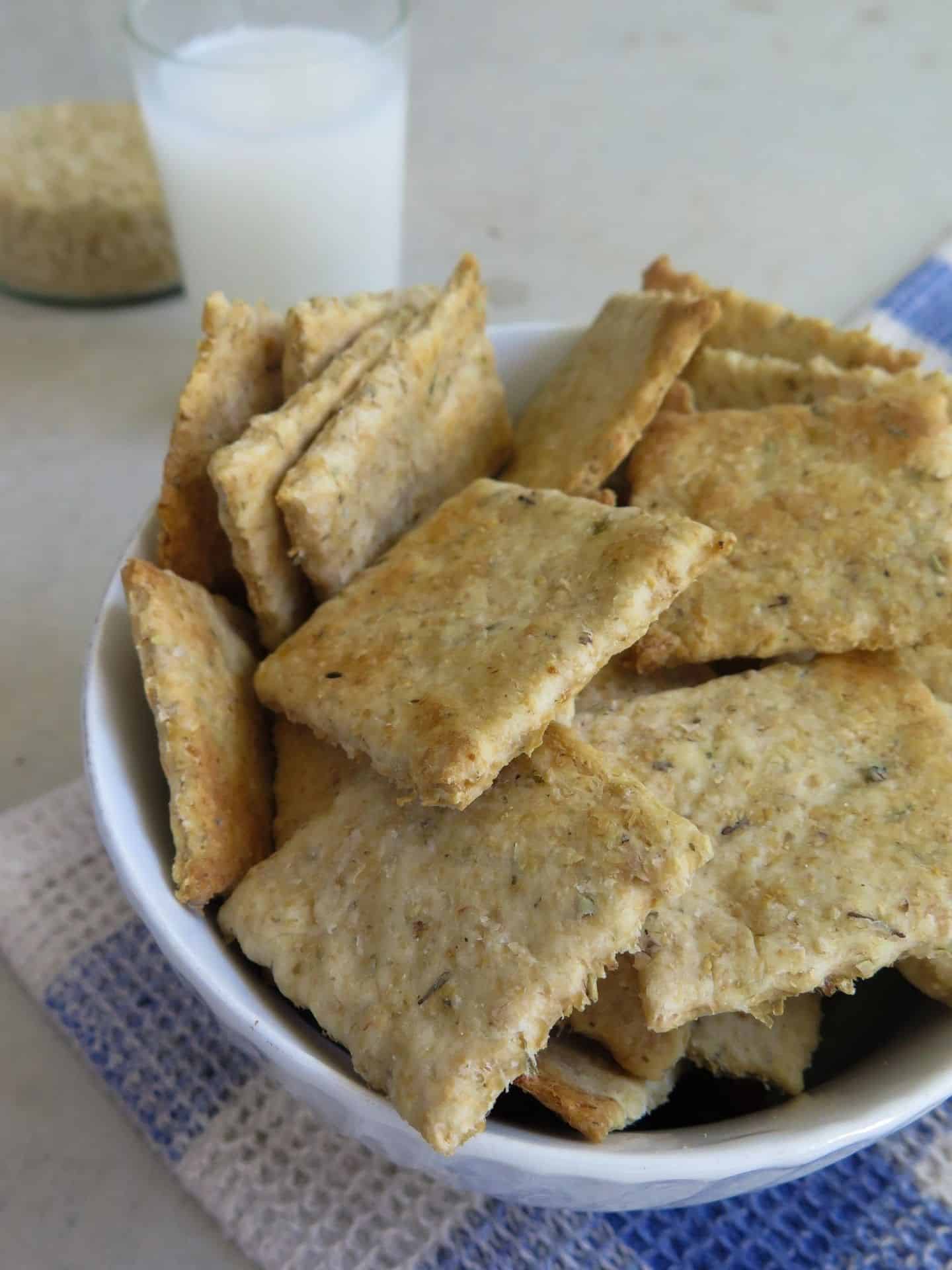 Rice Pulp Crackers