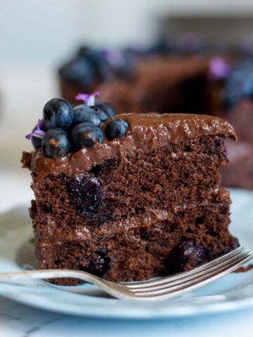 Chocolate Blueberry Cake Featured Image