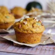 Vegan Pumpkin Banana Muffins Featured Image