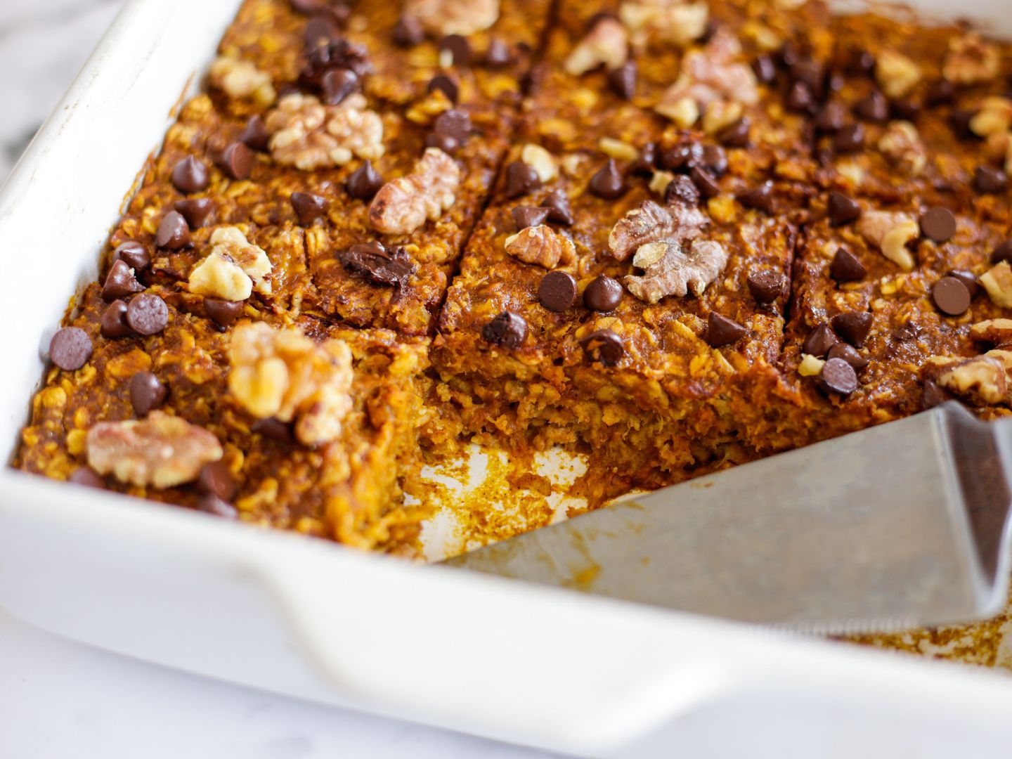 Vegan Pumpkin Baked Oats