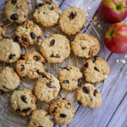 Vegan Apple Oatmeal Cookies Featured Image